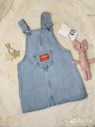 Джинсовый сарафан для девочки