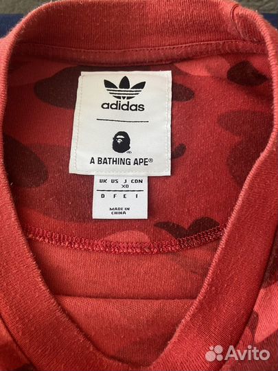 Футболка Adidas X bape