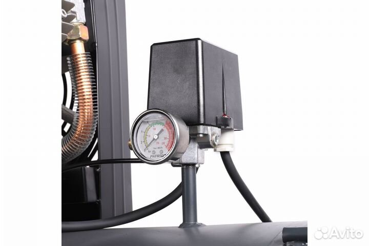 Компрессор Patriot KRX 950 L500 D, поршневой, ременной, масляный, 950 л/мин, 500 л, 10 бар, 5.5 кВт