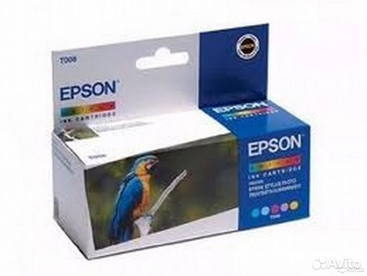 Оригинал Картридж epson T008 Twin Pack Color