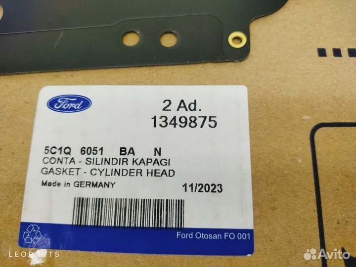 Прокладка ГБЦ Ford Transit TT9 2.4 tdci 2 зуба