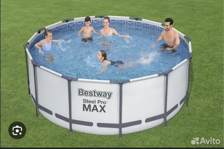 Каркасный бассейн 366 на 122 бу bestway