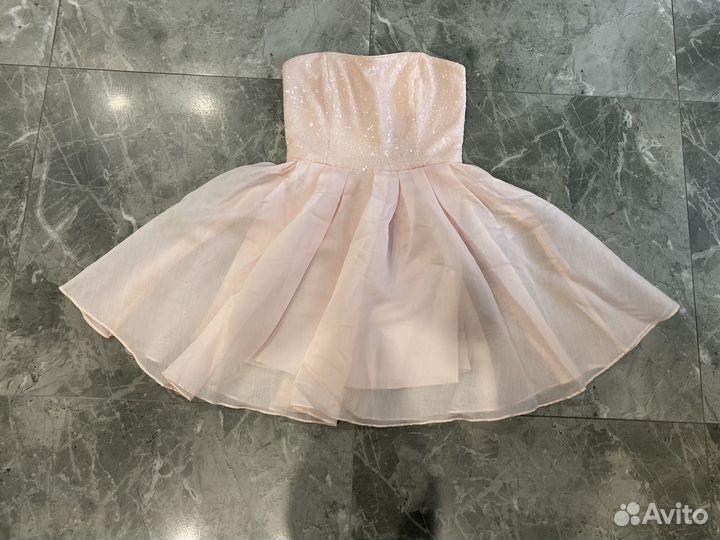 Платье женское вечернее розовое