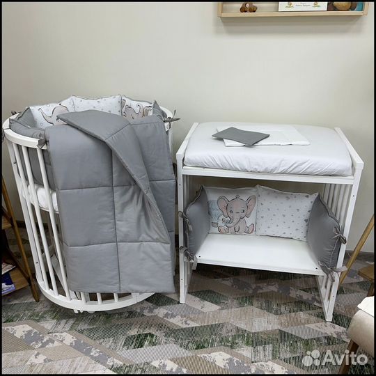 Бортики в детскую кроватку