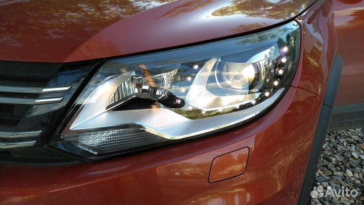 VW Tiguan 11-16 Фары Led Standlicht черные