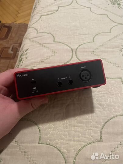 Звуковая карта focusrite scarlett solo 4th gen
