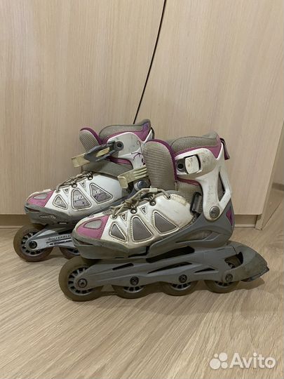 Детские раздвижные ролики и защита