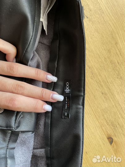 Шорты женские кожаные