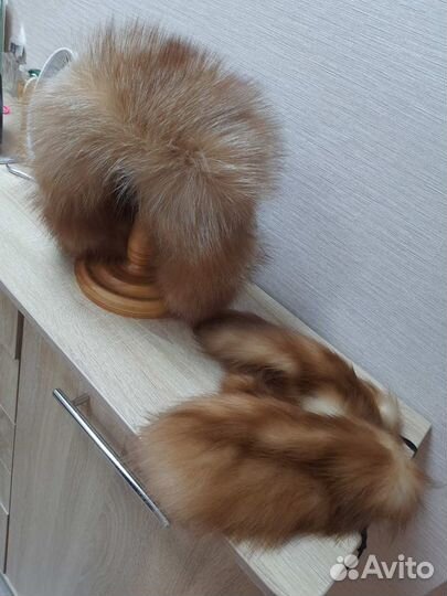 Шапка ушанка женская