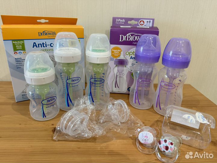 Набор бутылочек и пустышек Dr. Browns