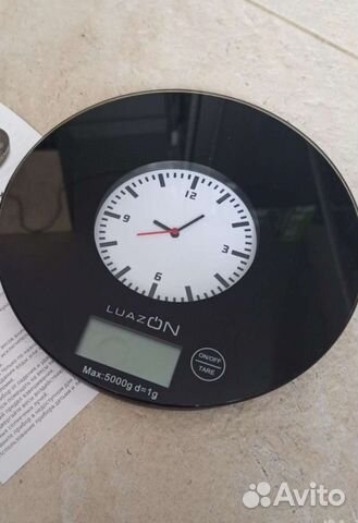 Весы/часы кухонные электронные