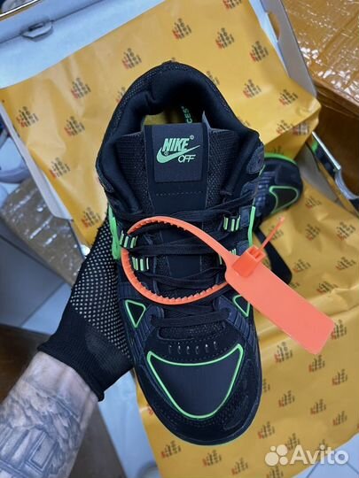 Off-White x Nike Air Rubber Dunk Black Green