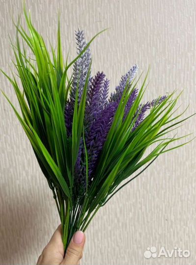 Искусственные цветы лаванда