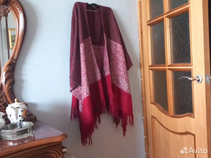 Палантин пончо