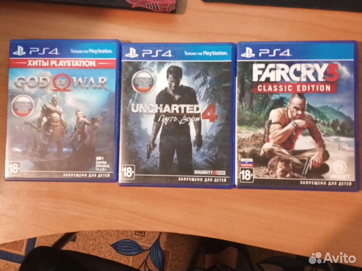 Игра для приставки far cry3 uncharted 4 God of war