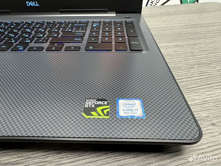 Dell 12 ядер Core i7-8750H 8Gb GTX1050Ti SSD+1000