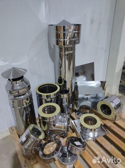 Дымоход 4 м Комплект Диаметр 120х200