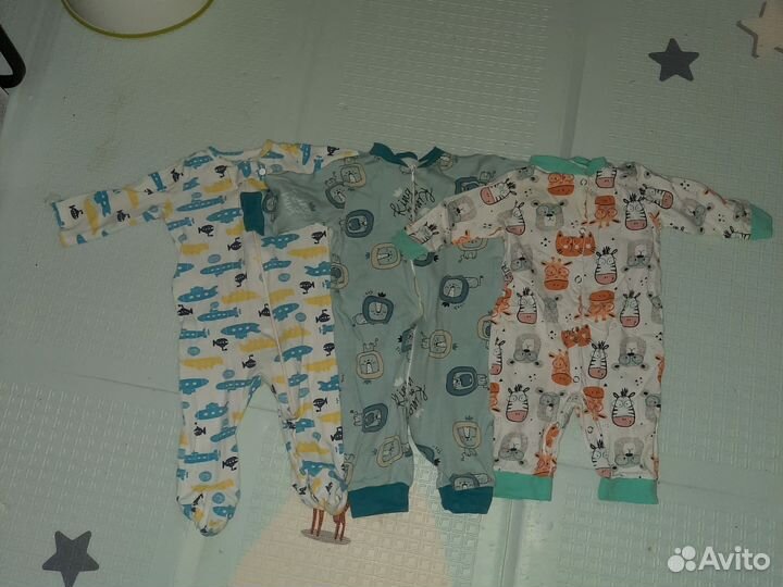 Детская одежда пакетом 68 74 (37 предметов)