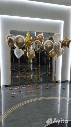 Фотозона выпускной свадьба юбилей шары