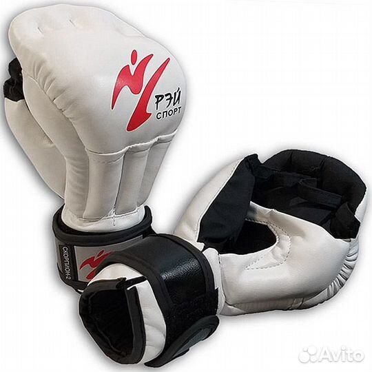 Перчатки Рэй-Спорт Скорпион-2 белые (M)