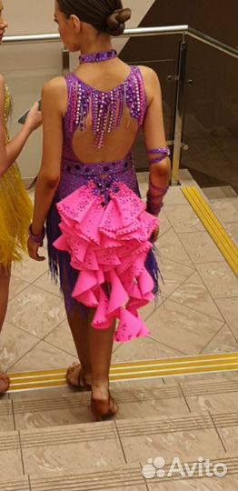 Платье для бальных танцев латина ю2