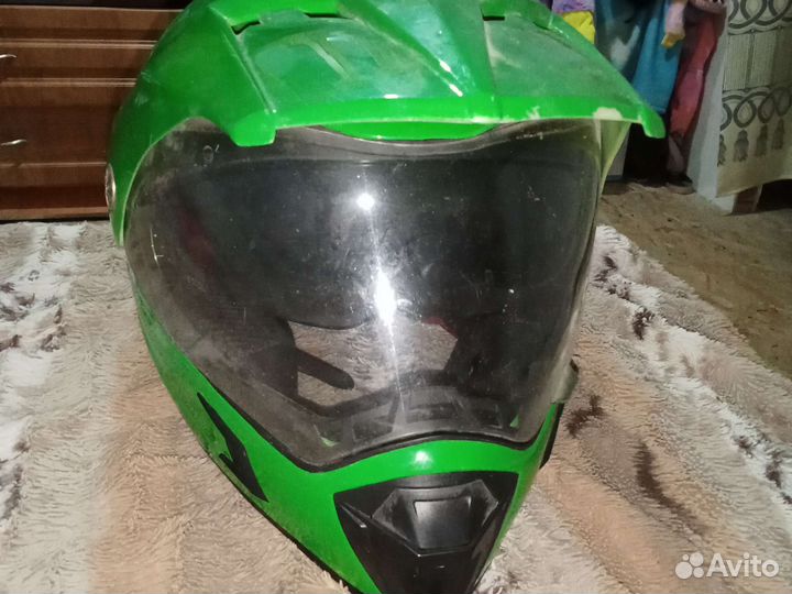 Мотошлем кроссовый бу