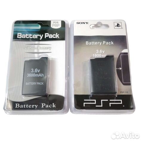 Аккумулятор для Sony PSP 1000 акб батарея PSP-110