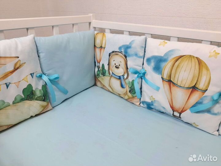 Бортики в детскую кроватку