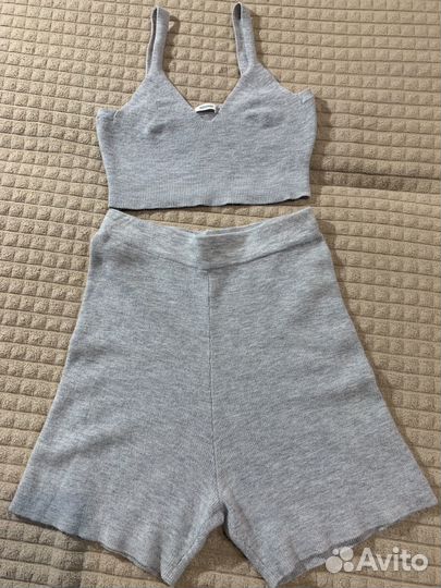 Топ и шорты кашемир