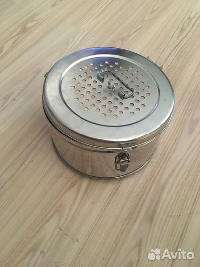 Коптильня горячего копчения из нержавейки