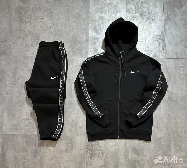 Спортивный костюм nike zip на флисе