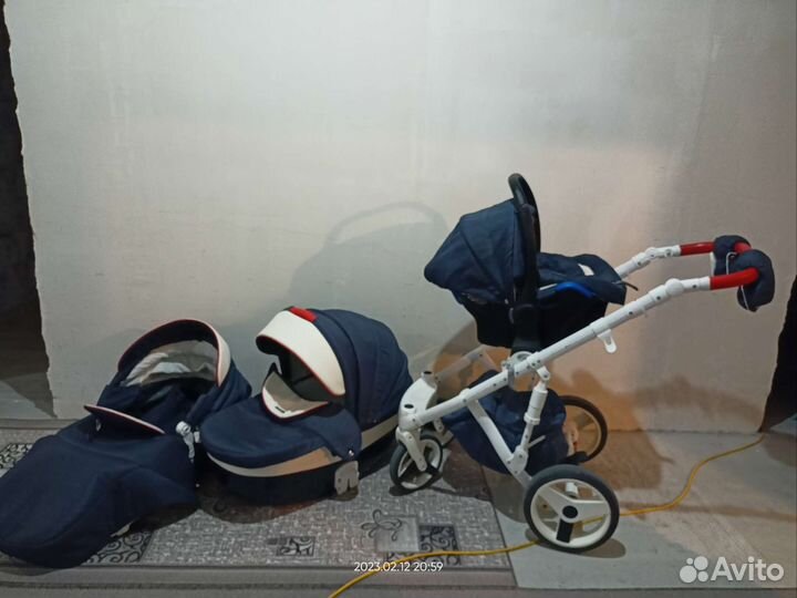 Коляска adamex 3 в 1