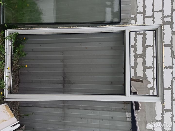 Окна пластиковые бу глухие