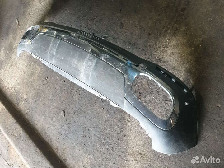 Накладка заднего бампера мерседес GLE C167