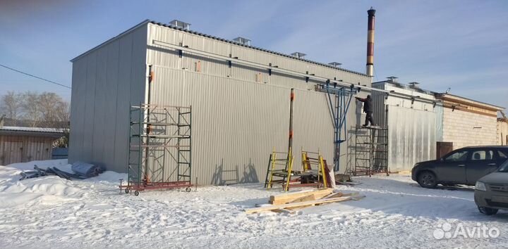 Сушильная камера древесины - 60 куб. загрузка