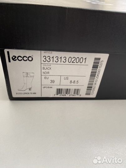 Сапоги ecco новые