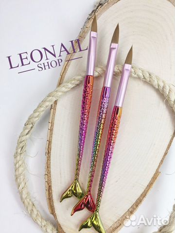 Кисть для работы с акрилом синтетика