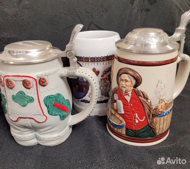 Пивная кружка Германия коллекционные олово