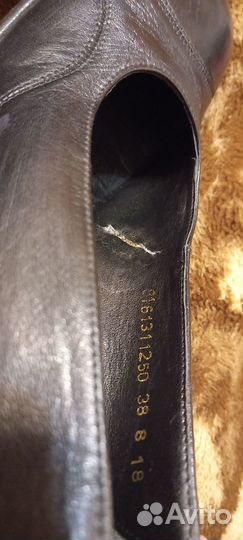 Туфли кожаные винтаж Австрия 38р с нюансом
