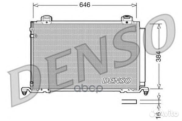 Конденсор кондиционера DCN50026 Denso