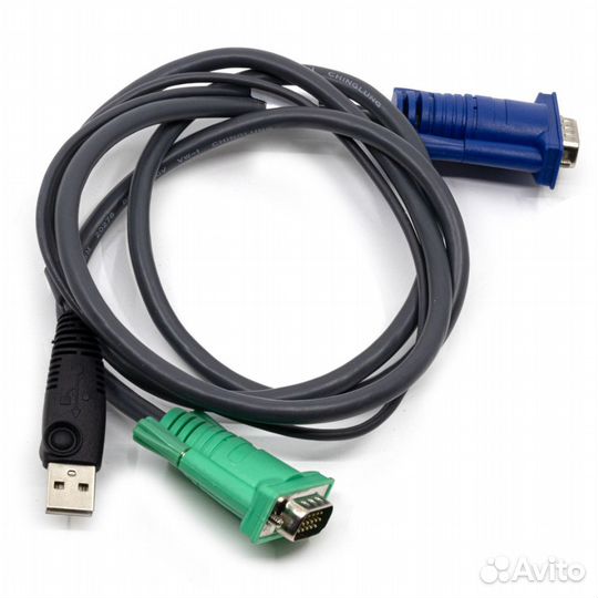 KVM кабель Aten 2L-5201U 1,2м VGA, USB, sphd-15