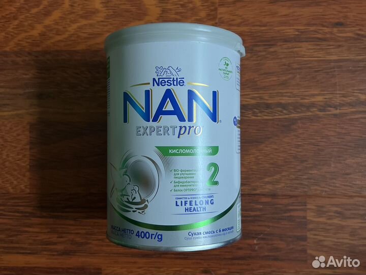 Детское питание каши Смесь нан 2 кисломолочная