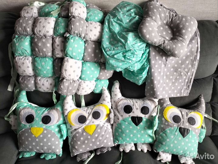 Комплект в детскую кроватку, бортики