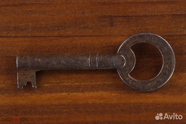 Старинный Ключ от Шкафа железо 6 см до 1917 года