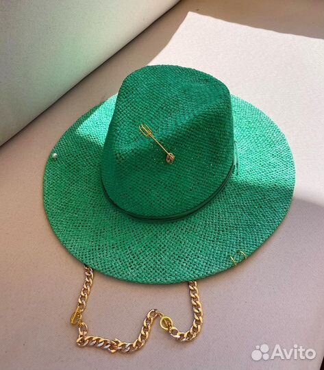 Шляпа соломенная