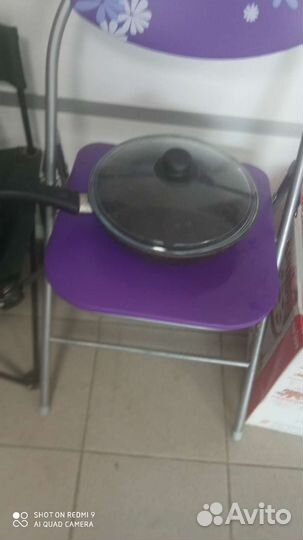 Сковорода литая, утолщенное дно титан Нева