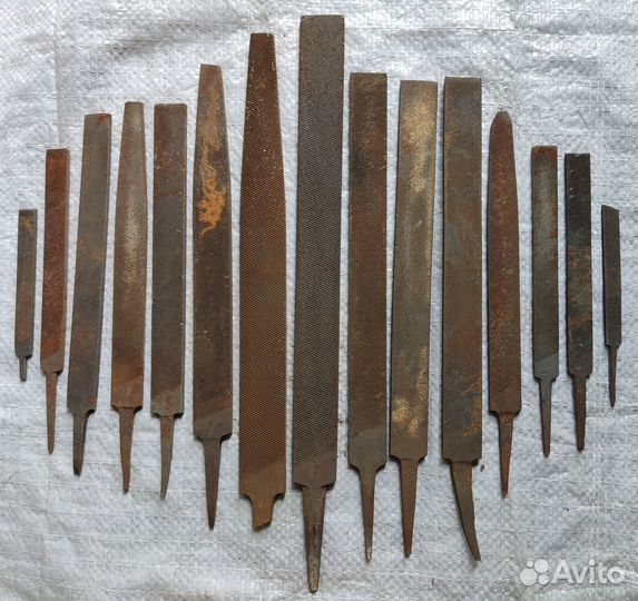 Напильник плоский круглый треугольный СССР