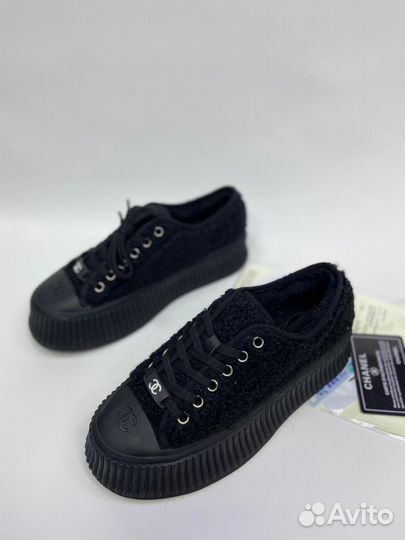 Кеды натуральный мех(все размеры)