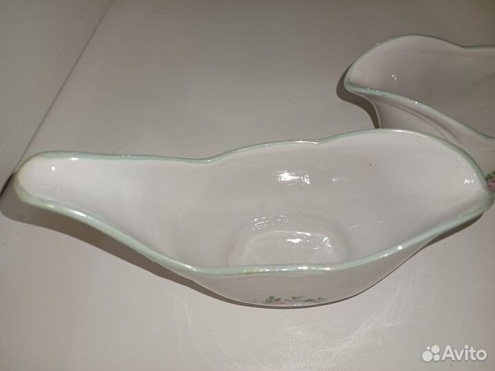 Соусник фарфоровый Дулево рельефный