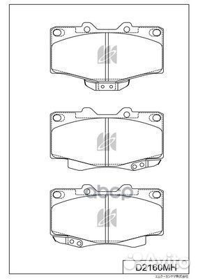 D2160M-01 315 14Y02-2160M колодки дисковые п